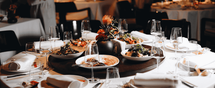 A Missing Man Table at a military Dining In event.